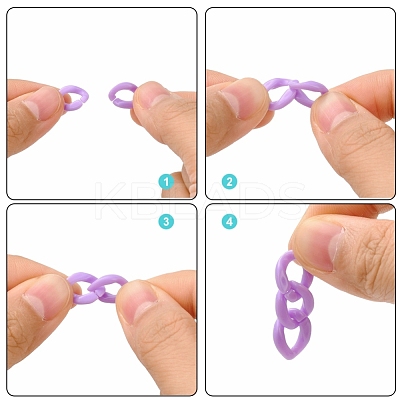 DIY Masks Chains Making Kits DIY-YW0002-74B-1