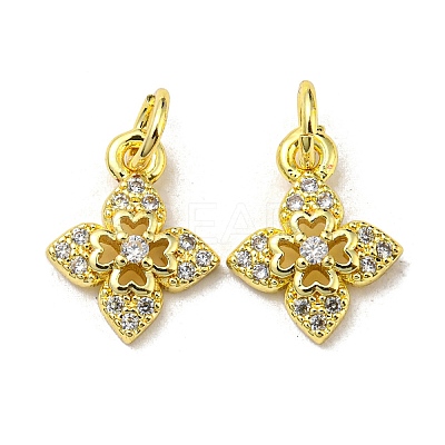 Real 18K Gold Plated Brass Pendants KK-L209-012G-03-1
