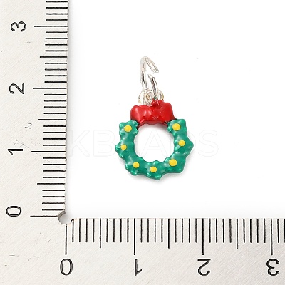 Christmas Themes Alloy Enamel Charms FIND-I063-01H-1