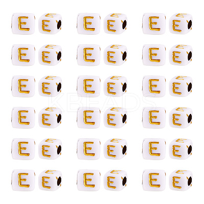 Opaque Acrylic Beads MACR-TAG0001-07E-1
