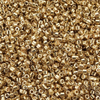 Plated Glass Cylinder Beads SEED-S047-E-005-1