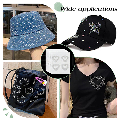 Glass Hotfix Crystal Rhinestone DIY-WH0349-327C-1