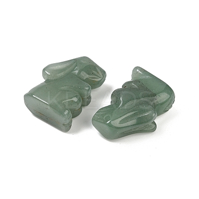 Natural Green Aventurine Rabbit Display Decorations G-R007-02G-1