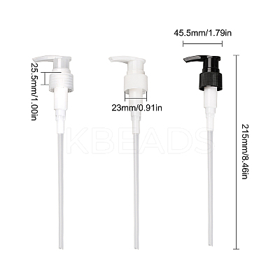 12Pcs 3 Colors Plastic Dispensing Pump FIND-GF0001-88A-1