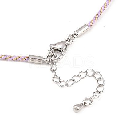 2MM Nylon Braided Cord Necklace Making MAK-A019-02P-18-1