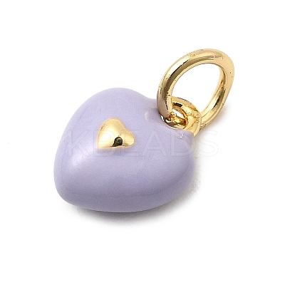 Brass Enamel Charms KK-A268-12G-01-1