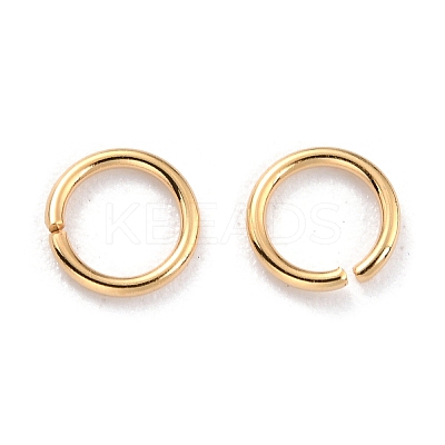 Rack Plating Brass Jump Rings LS-X-KK-O139-18U-G-1