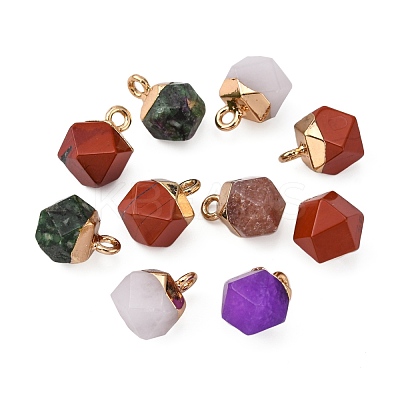 Natural & Synthetic Mixed Stone Charms G-S359-015-1