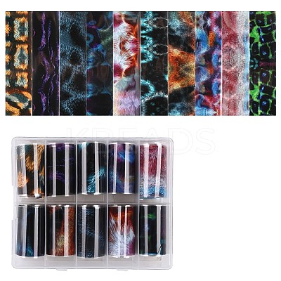 10 Rolls Nail Art Transfer Stickers MRMJ-R090-62-1