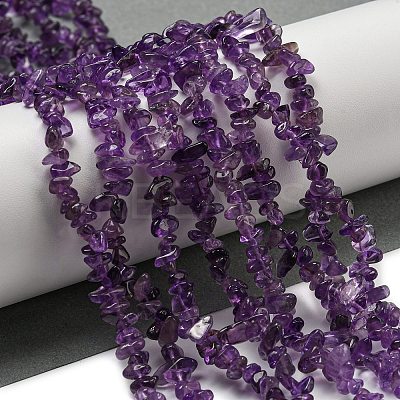 Natural Amethyst Beads Strands X-G-G0003-B44-1