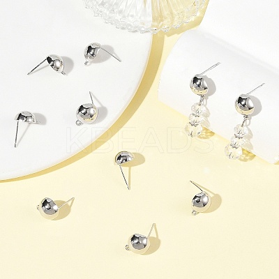 SHEGRACE Brass Stud Earring Findings XGRQ64407-867P-1