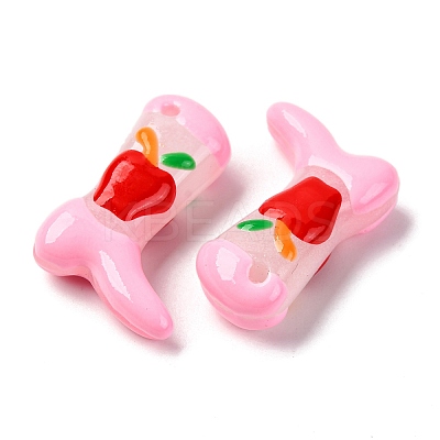 Baking Paint Glass Enamel Beads BLOW-D300-01J-1
