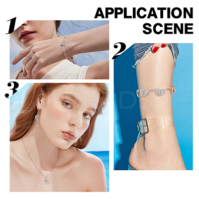 30Pcs Alloy Crystal Rhinestone Connector Charms ALRI-PH0001-26-1