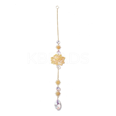 Hanging Suncatcher HJEW-D002-11G-1