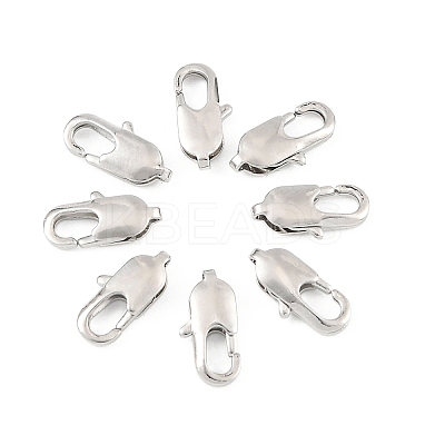 SHEGRACE Brass Lobster Claw Clasps XGR0007P-08P-1