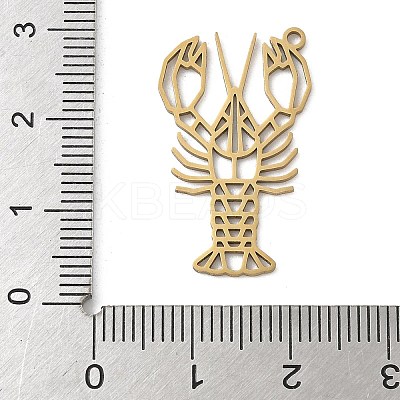 Ocean Theme 201 Stainless Steel Pendants STAS-G366-08G-01-1