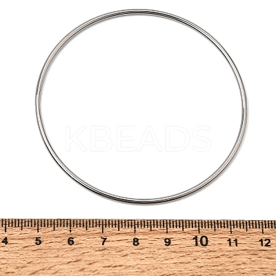 2MM 304 Stainless Steel Bangles for Women SA-CBA37BC-23C-P-1