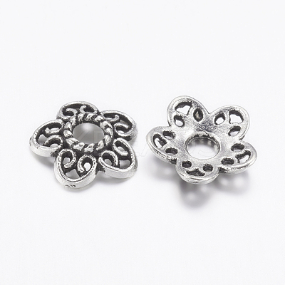 Tibetan Style Alloy Bead Caps LF10597Y-NF-1