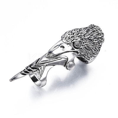 Eagle Armour Alloy Full Finger Ring RJEW-T009-24AS-1