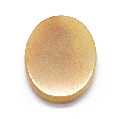 Natural Yellow Aventurine Cabochons G-O175-07A-1