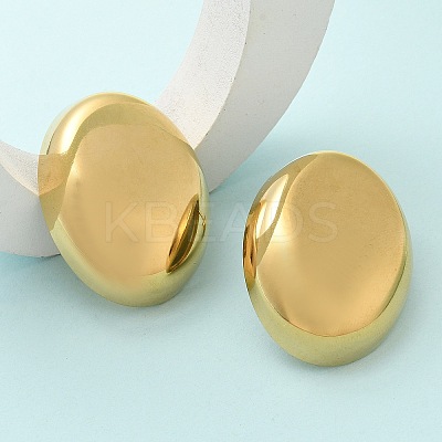 Ion Plating(IP) 304 Stainless Steel Stud Earrings for Women EJEW-M089-08G-1