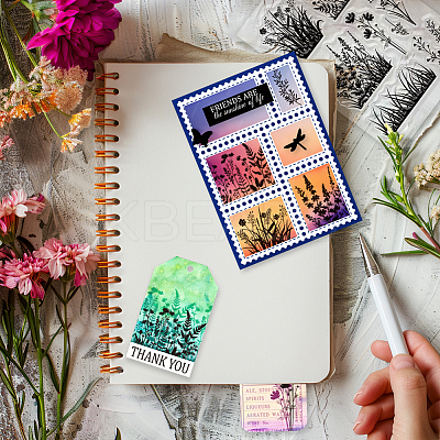 Custom Summer Theme PVC Plastic Clear Stamps DIY-WH0631-0219-1