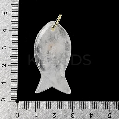 Natural Quartz Crystal Pendants G-Z102-02G-06-1