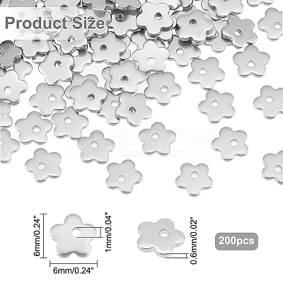 200Pcs 201 Stainless Steel Stamping Blank Tag Pendants STAS-DC0007-11-1