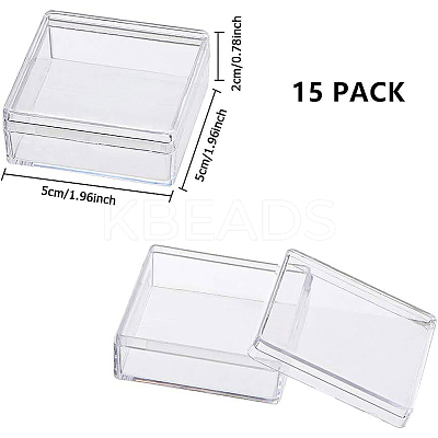 Plastic Bead Containers CON-BC0005-56B-1