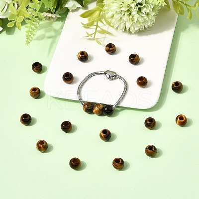Natural Tiger Eye Beads G-T092-12mm-01-1