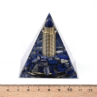 Orgonite Pyramid Resin Energy Generators DJEW-N003-07A-1