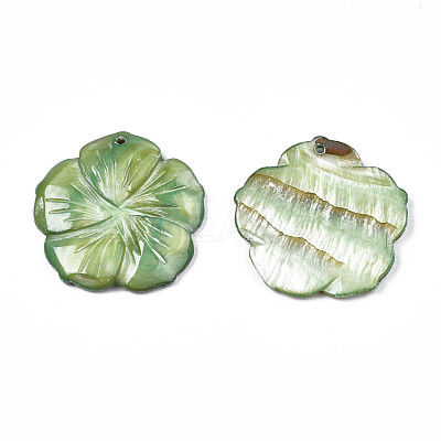 Natural Freshwater Shell Pendants SHEL-S276-164-1