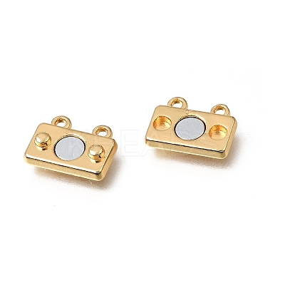 2-Strands Brass Magnetic Clasps KK-CBA9C94-01A-G-1