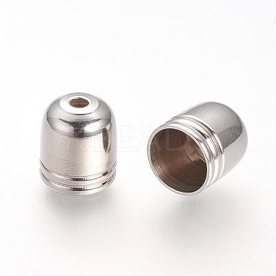 Tarnish Resistant 201 Stainless Steel Cord Ends STAS-R090-38-1