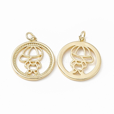 Brass Pendants KK-E068-VB196-1