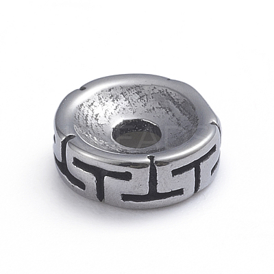 Retro 304 Stainless Steel Spacer Beads LS-STAS-L243-040AS-1