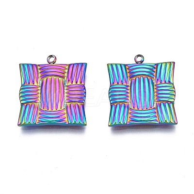 Ion Plating(IP) 304 Stainless Steel Pendants STAS-N098-028-1