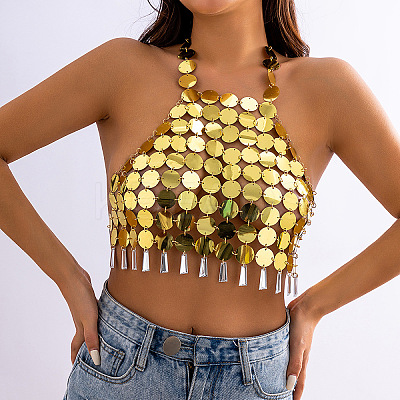Plastic Sequin Body Chain for Women WG96636-08-1