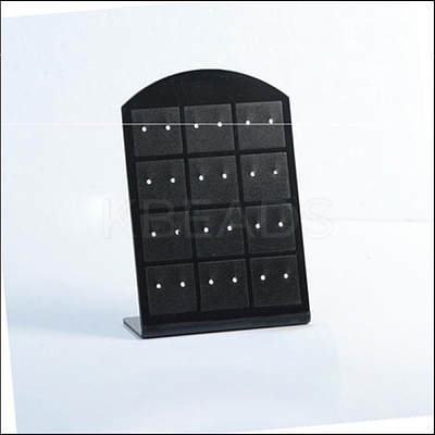 L-shape PVC Jewelry Storage Holder Stand ODIS-WH00011-27B-1