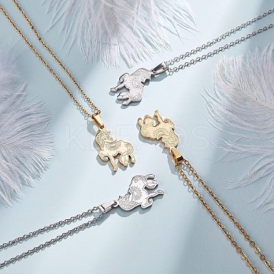 PVD Vacuum Plating 304 Stainless Steel Pendants STAS-UN0019-12-1