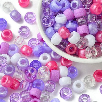 8 Styles Plastic Pearlized Beads KY-FS0001-21A-1