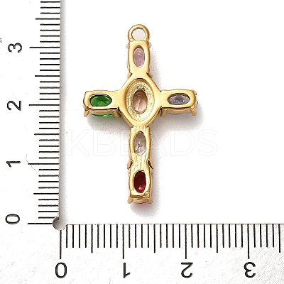 Real 18K Gold Plated 304 Stainless Steel Pendants STAS-M331-01G-1