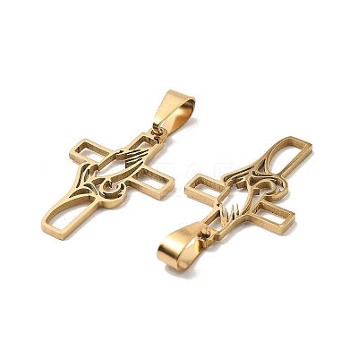 201 Stainless Steel Pendants STAS-K310-01A-G-1
