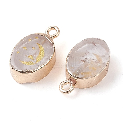 Natural Quartz Crystal Pendants G-C102-08A-G-1