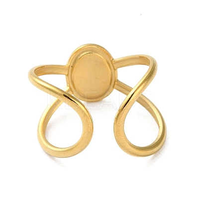 304 Stainless Steel Enamel Cuff Rings RJEW-M171-08G-1