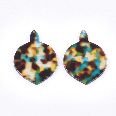 Cellulose Acetate(Resin) Pendants KY-T011-03B-02-1