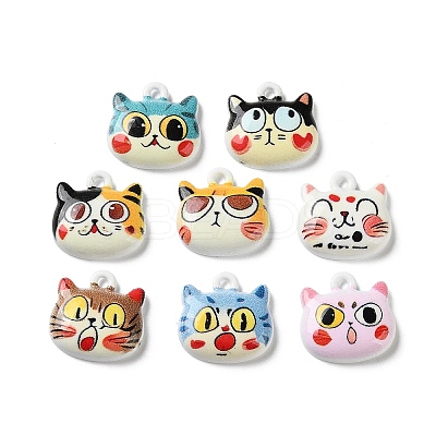 Printed Alloy Charms AL-CBA91DB-07-1