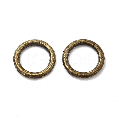 Alloy Soldered Closed Jump Rings KK-WH0052-05B-AB-1