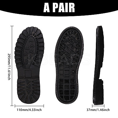 Shoe Rubber Sole Repair FIND-WH0366-120B-02-1