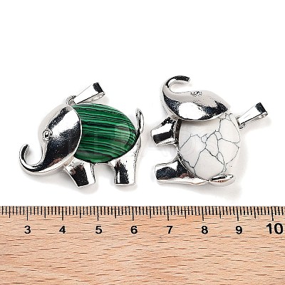 Synthetic Mixed Stone Pendants G-G112-01P-A-1